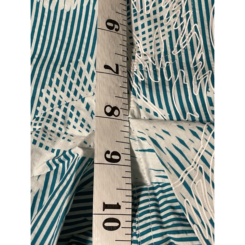 Dreamland Men's Aqua‎ Stripe Shell Shorts Size 30 - Picture 7 of 8